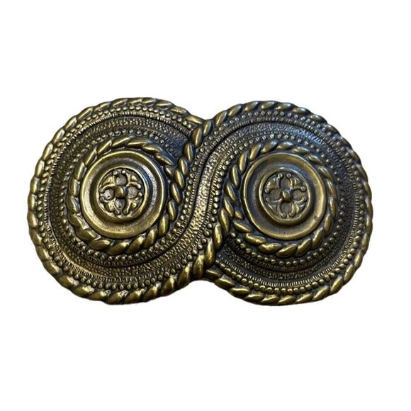 Vintage Tan & Metal Stretch Belt - Picture 4 of 7